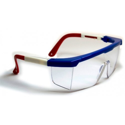 Gafas de Protección Tricolor Ajustables ▷ Lente Claro